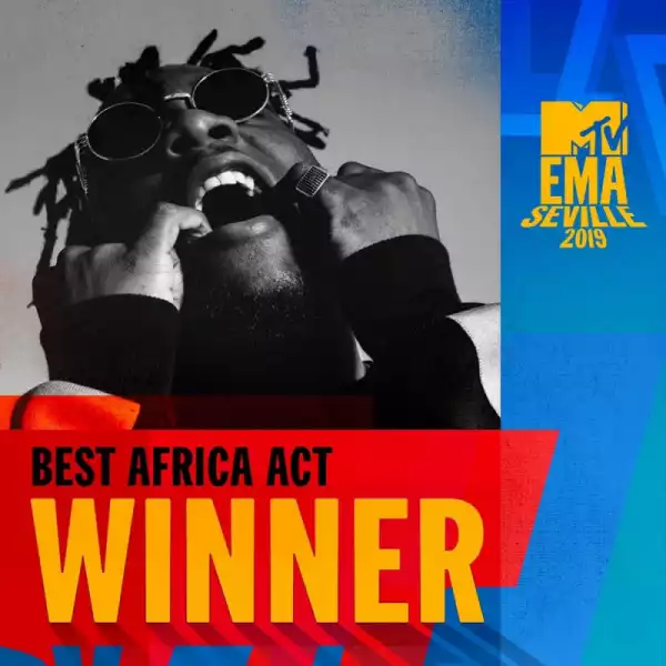 MTV EMAs 2019: Burna Boy Wins ‘Best African Act’ Award